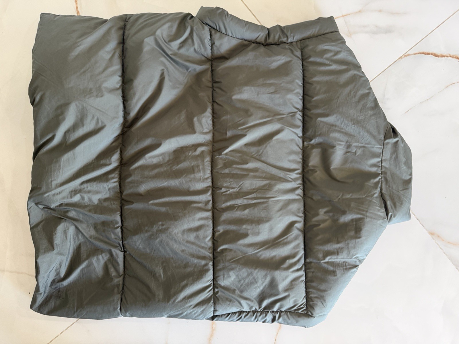 Orolay Quilted Puffer Vest Green Full Zip Unisex Adults Size M New Without Tags