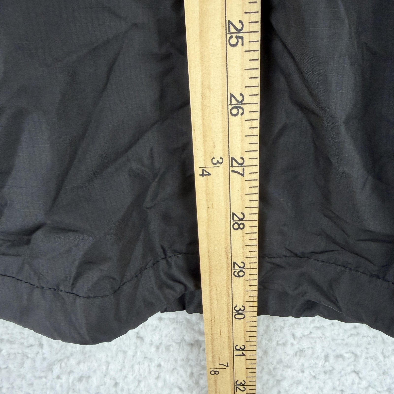 O’Neill Jacket Mens XL Black Hooded Windbreaker Full Zip Lightweight Outdoor