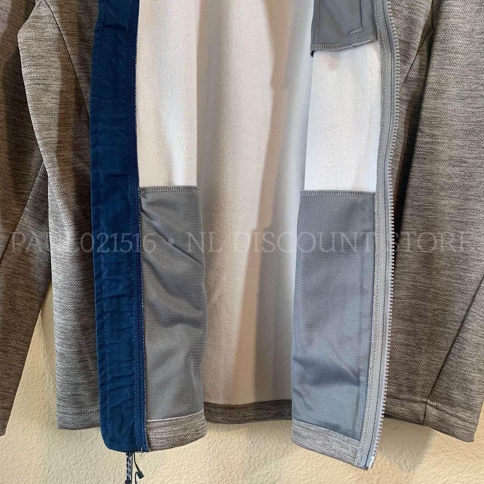 ORVIS Men’s Bonded Mesh Fleece Full Zip Jacket ~ Gray ~ Sizes L XL XXL