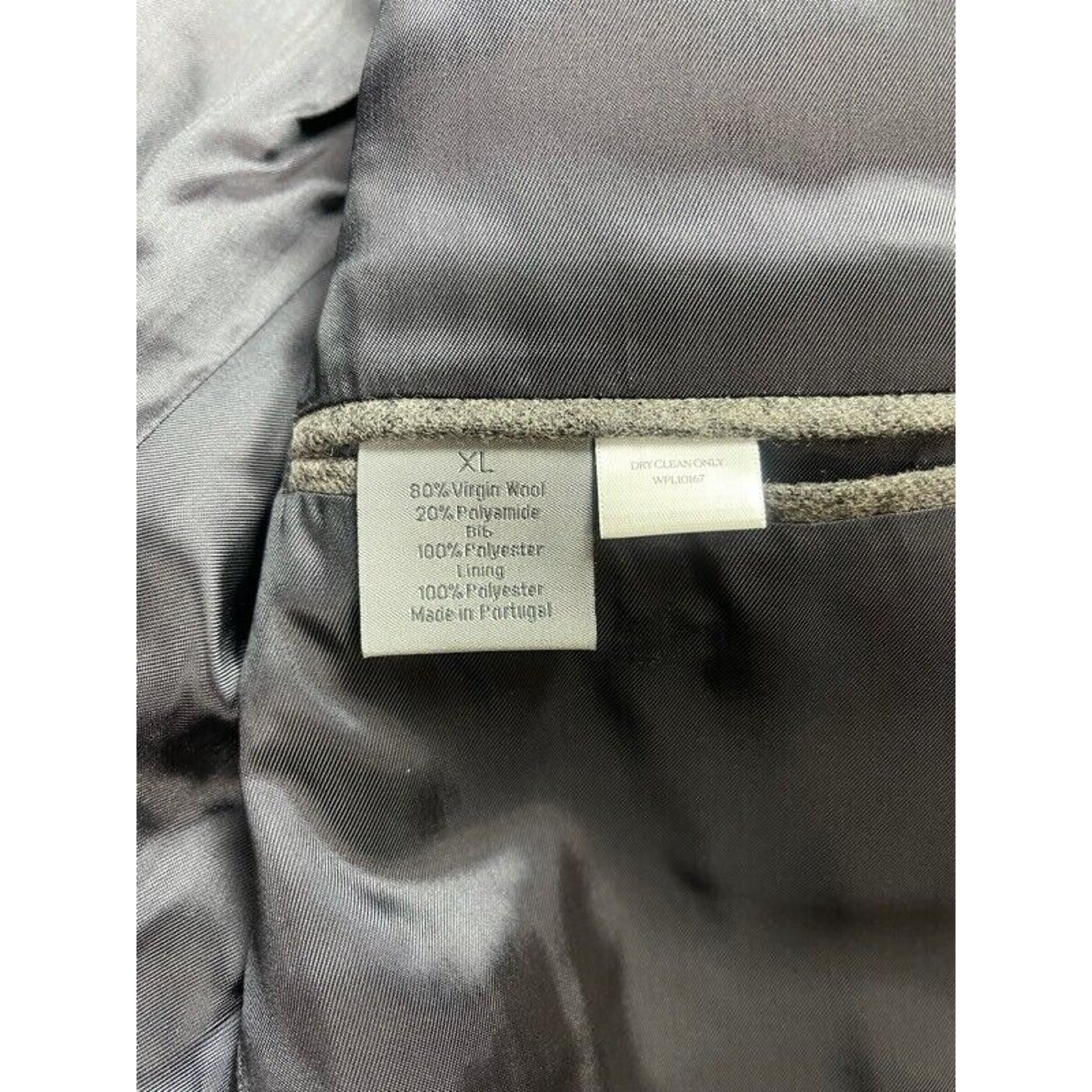 Dylan Gray Mens Overcoat Blue Button Lined Notch Lapel Bib Trim Pockets XL New