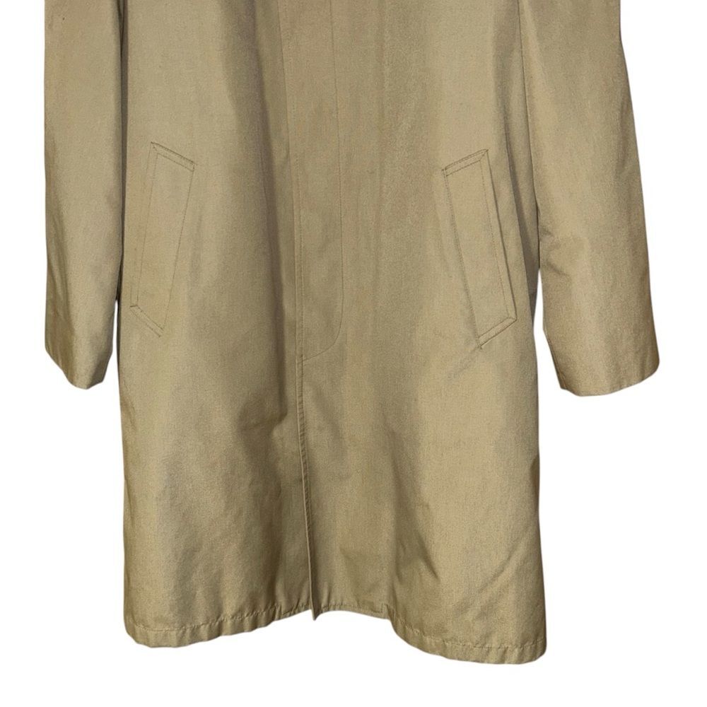 Raintamer Vintage Trench Coat Insulated Mens Size 40R Removable Liner Tan