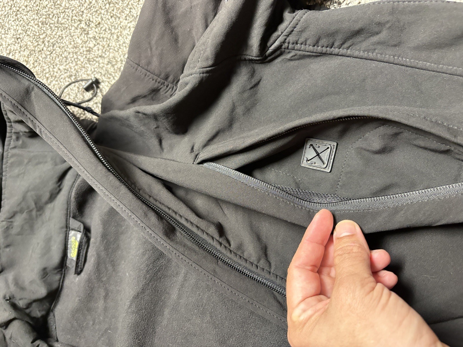 Condors Jacket Summit Adult XS Black Softshell Hooded Tactical Concealed Carry