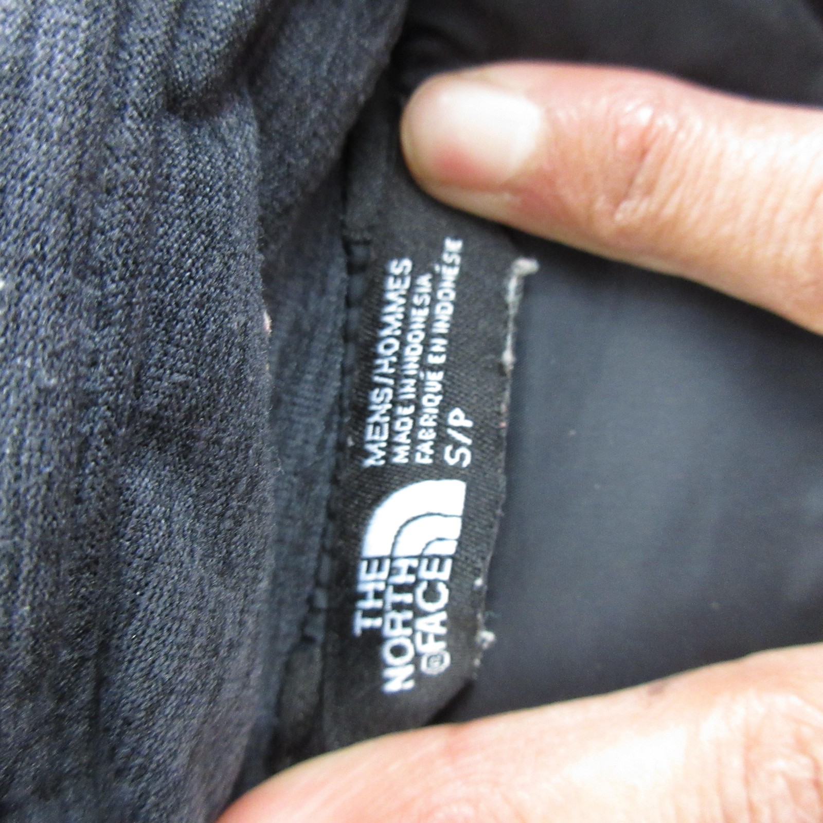 The North Face Jacket Mens Small Gray 550 Down Pullover Snap Puffer Insulated