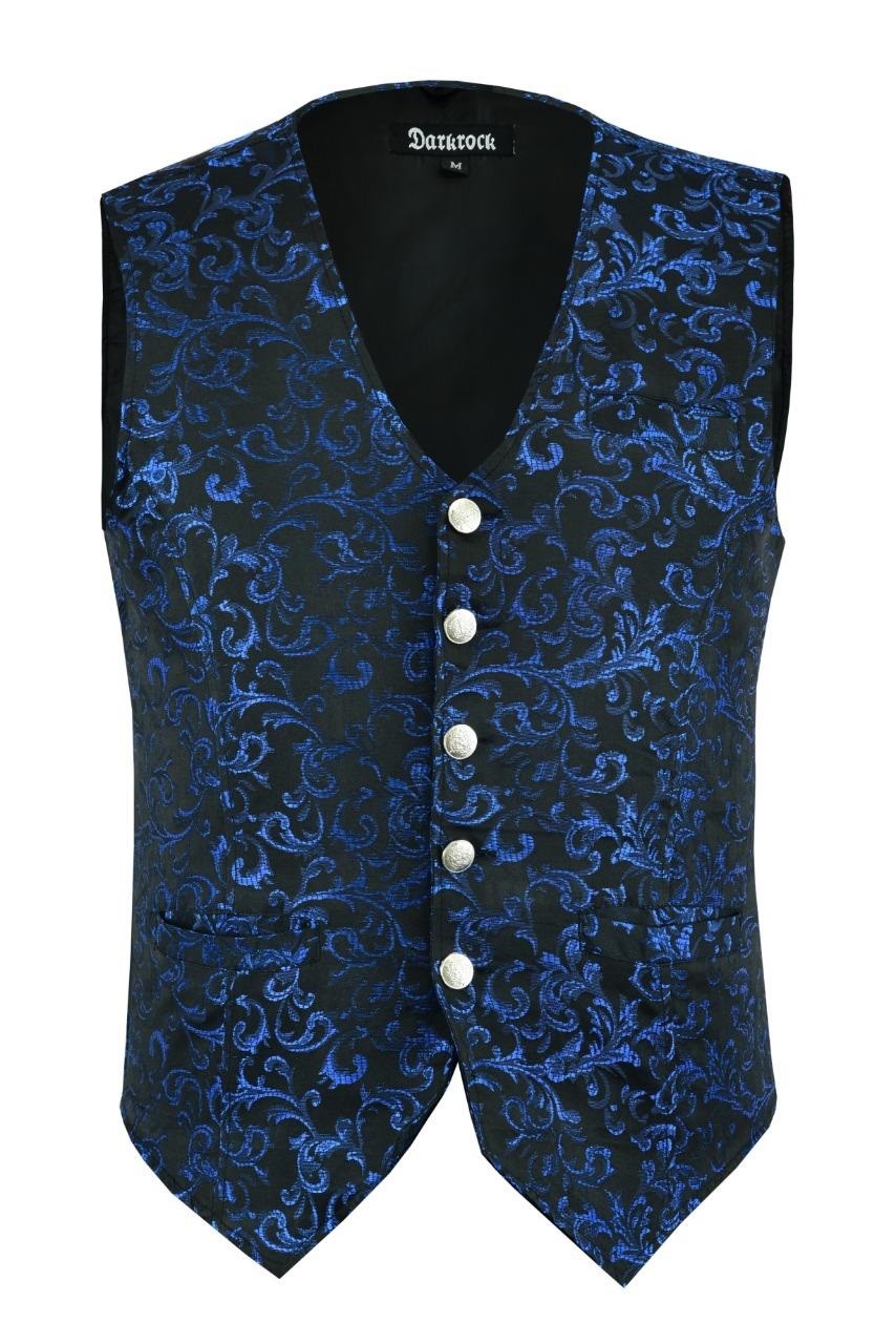 Brocade Men’s Vest Waistcoat Gothic Steampunk Victorian/Western-Reenactment