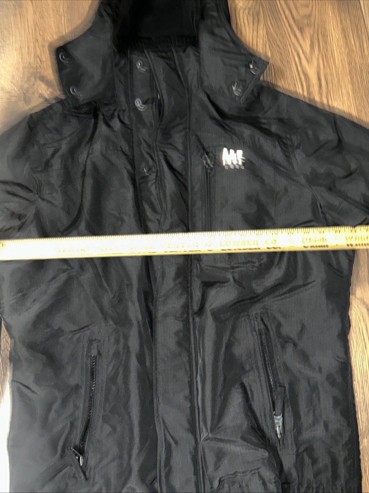 ABERCROMBIE & FITCH ALL-SEASON WEATHER WARRIOR JACKET COAT Black MENS SIZE XL