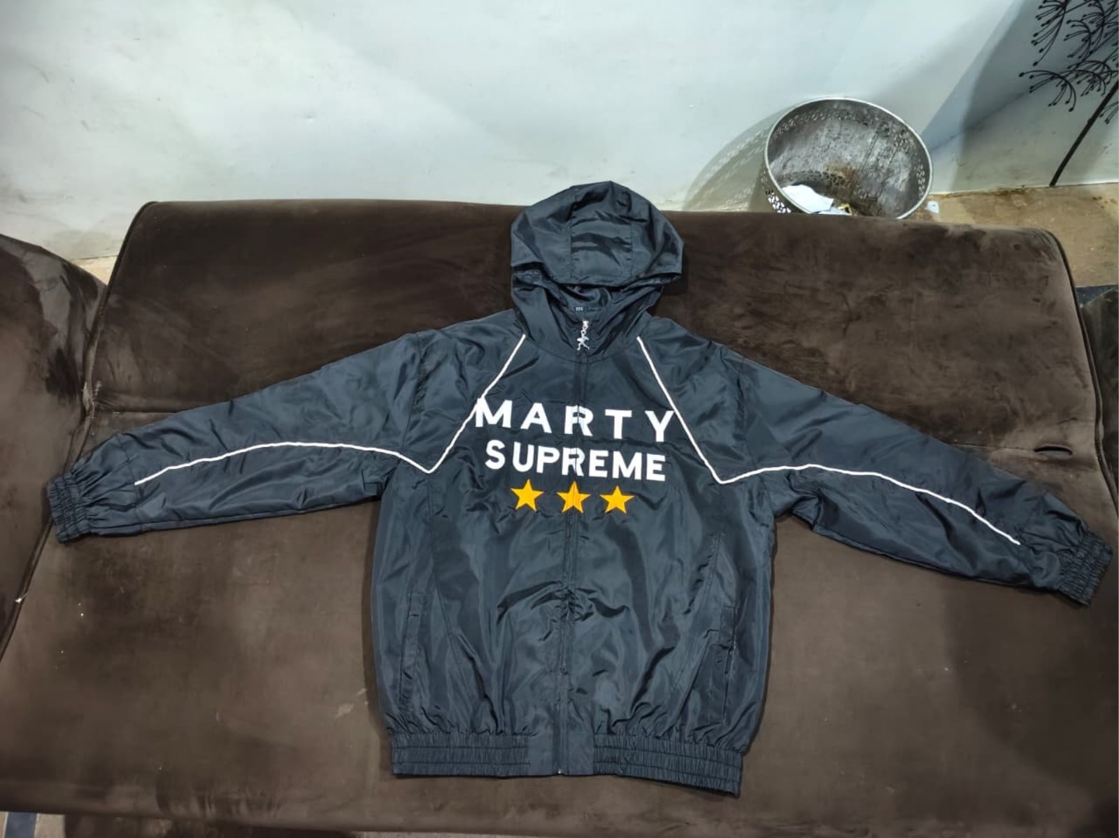 Black Nahmias Marty Supreme Hooded Jacket Available in all Sizes XS-4XL