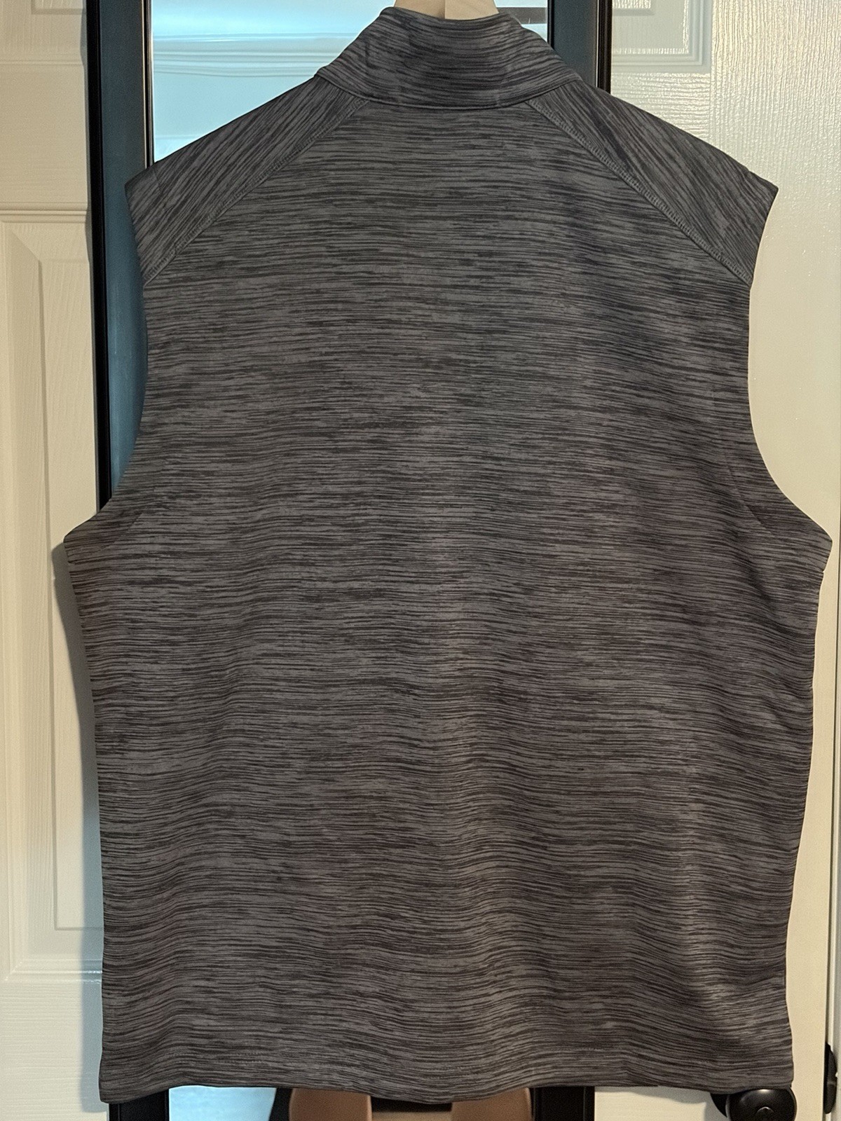 NEW – Devon & Jones SIZE LARGE Men’s Heathered Gray Full-Zip Stand-Up Collar