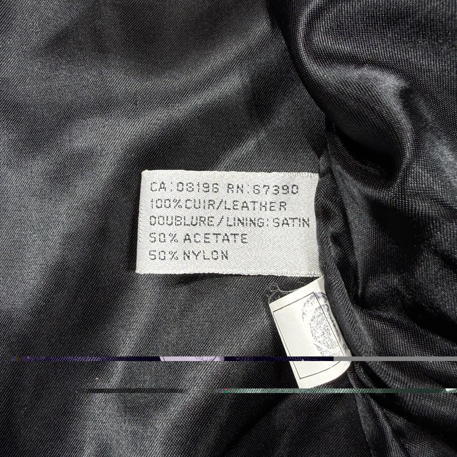 VTG LP Uomo Black Leather Flight Bomber Jacket Mens Large 3M Thinsulate Liner