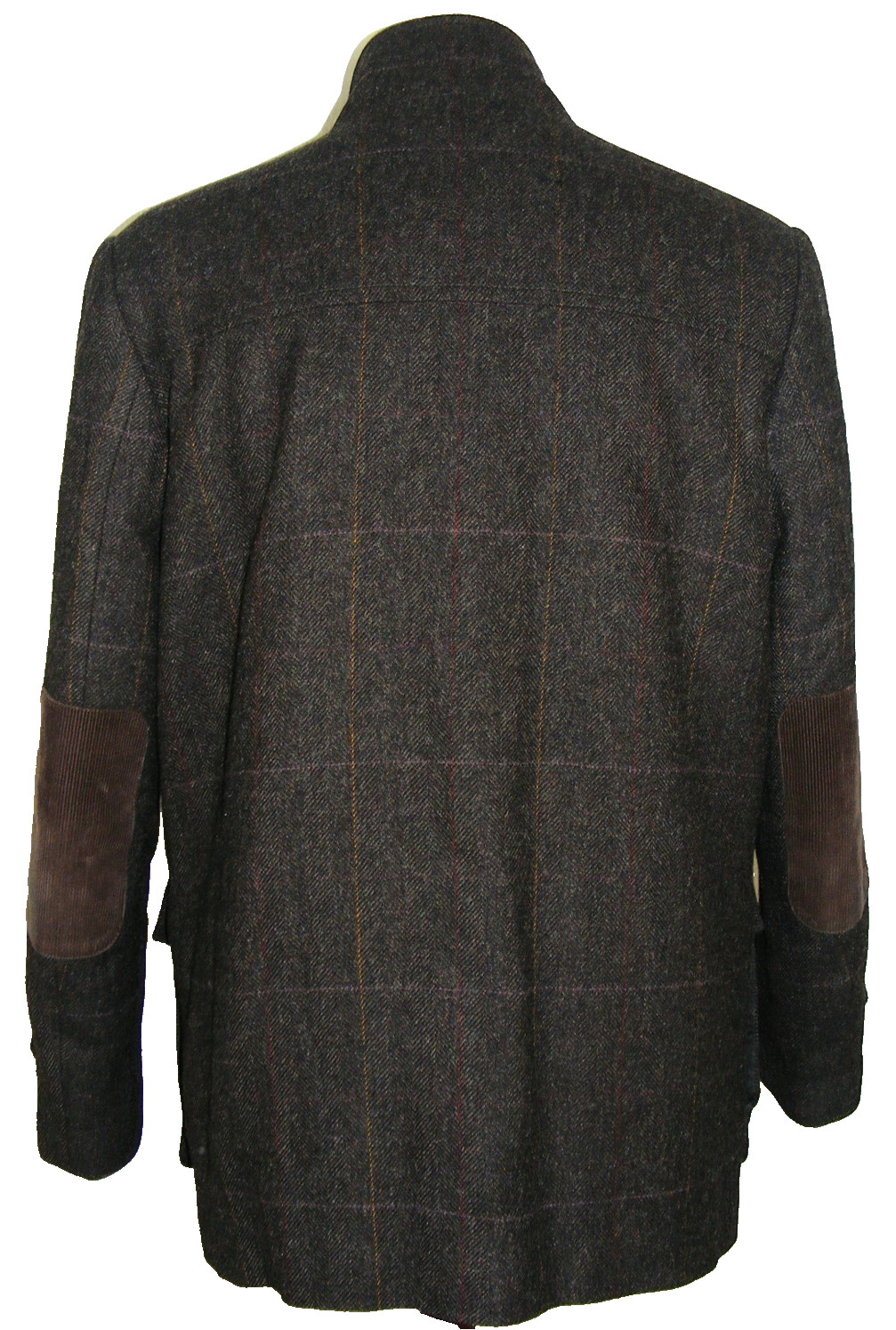 MENS SZ L VINCE CAMUTO TWEED STYLE MOON FABRIC ENGLAND HUNTING SHOOTING COAT
