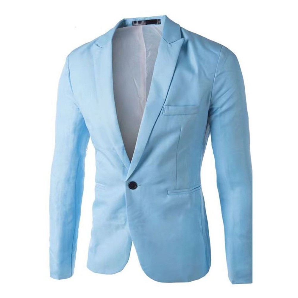Mens for blazer Single-breasted Jacket Club Outfit Vacation Wear All-season Wear