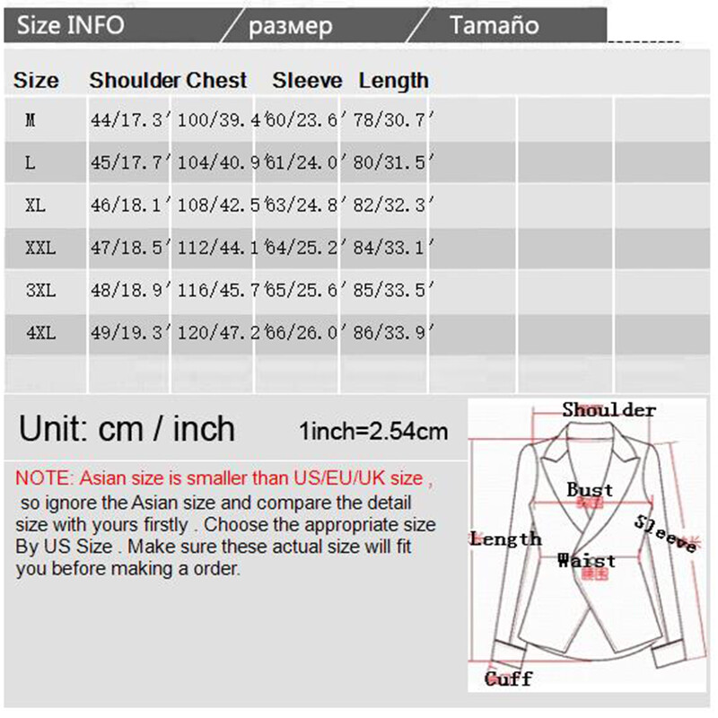 Men Trench Coat Overcoat Woolen Blend Single Breasted Jacket Casual Business
