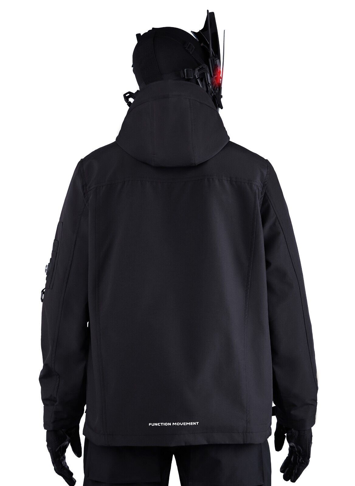 Niepce NX Matte Black Tactical Techwear Jacket Urban Streetwear Hooded Coat