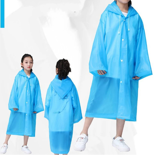 Unisex Adult Waterproof Raincoat Rain Coat Hooded Jacket Poncho Rainwear Camping