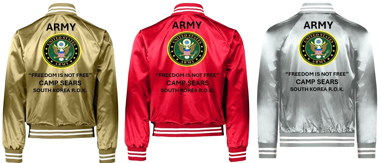 ARMY* FITZSIMONS ARMY MEDICAL CENTER-CO *SATIN JACKET*ARMY OFFICIAL LICENSE