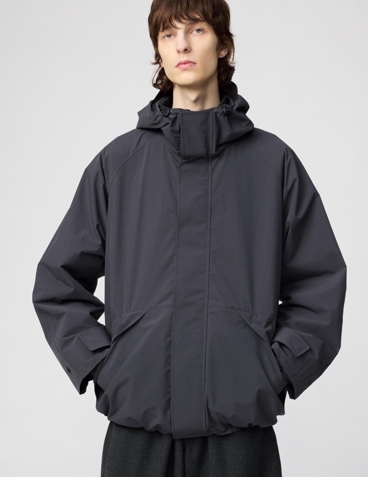 Uniqlo U BLOCKTECH Utility Parka Dark Gray Size XL