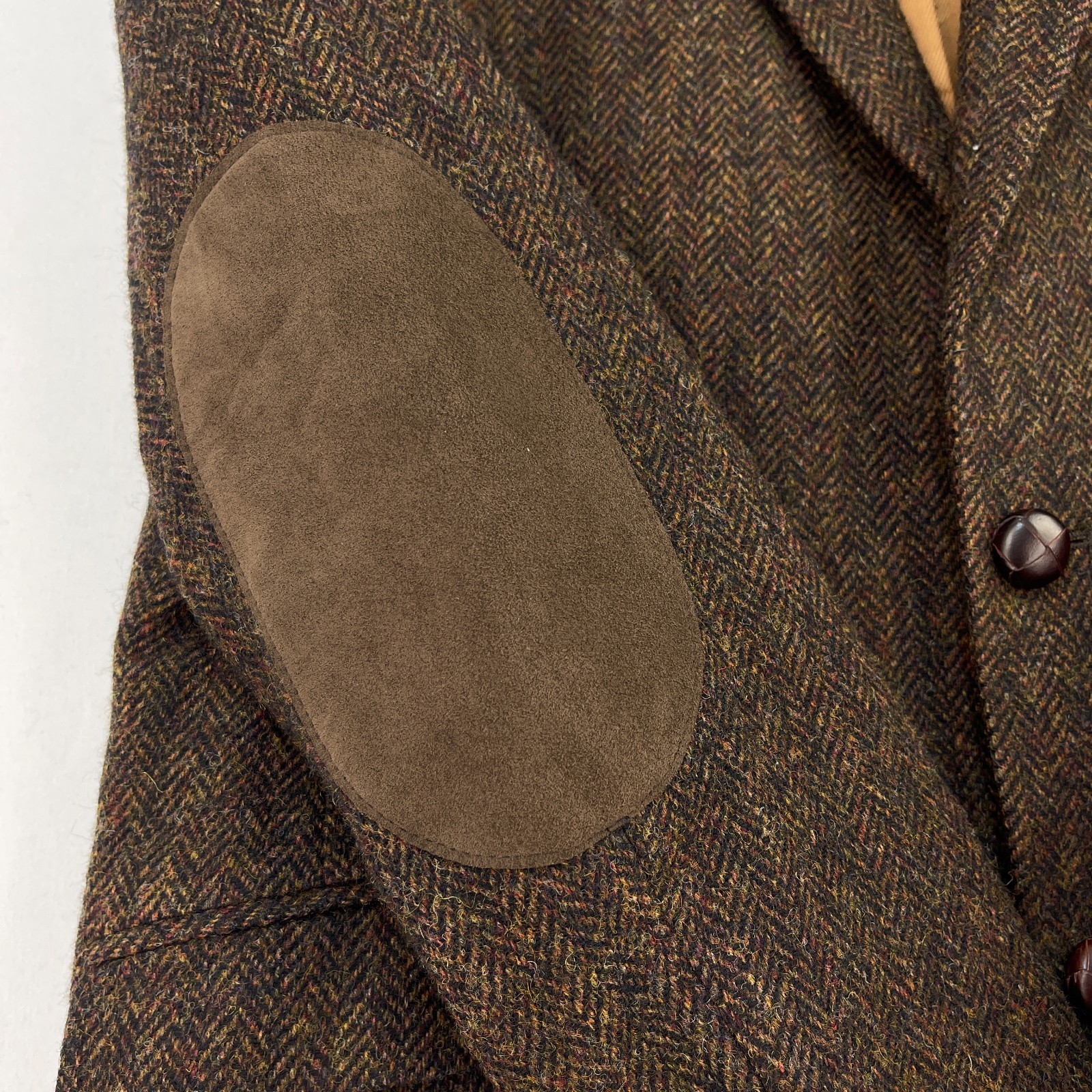Barbour Tweed Blazer Mens UK 38R Brown Valley Mallalieus Wool Country Jacket