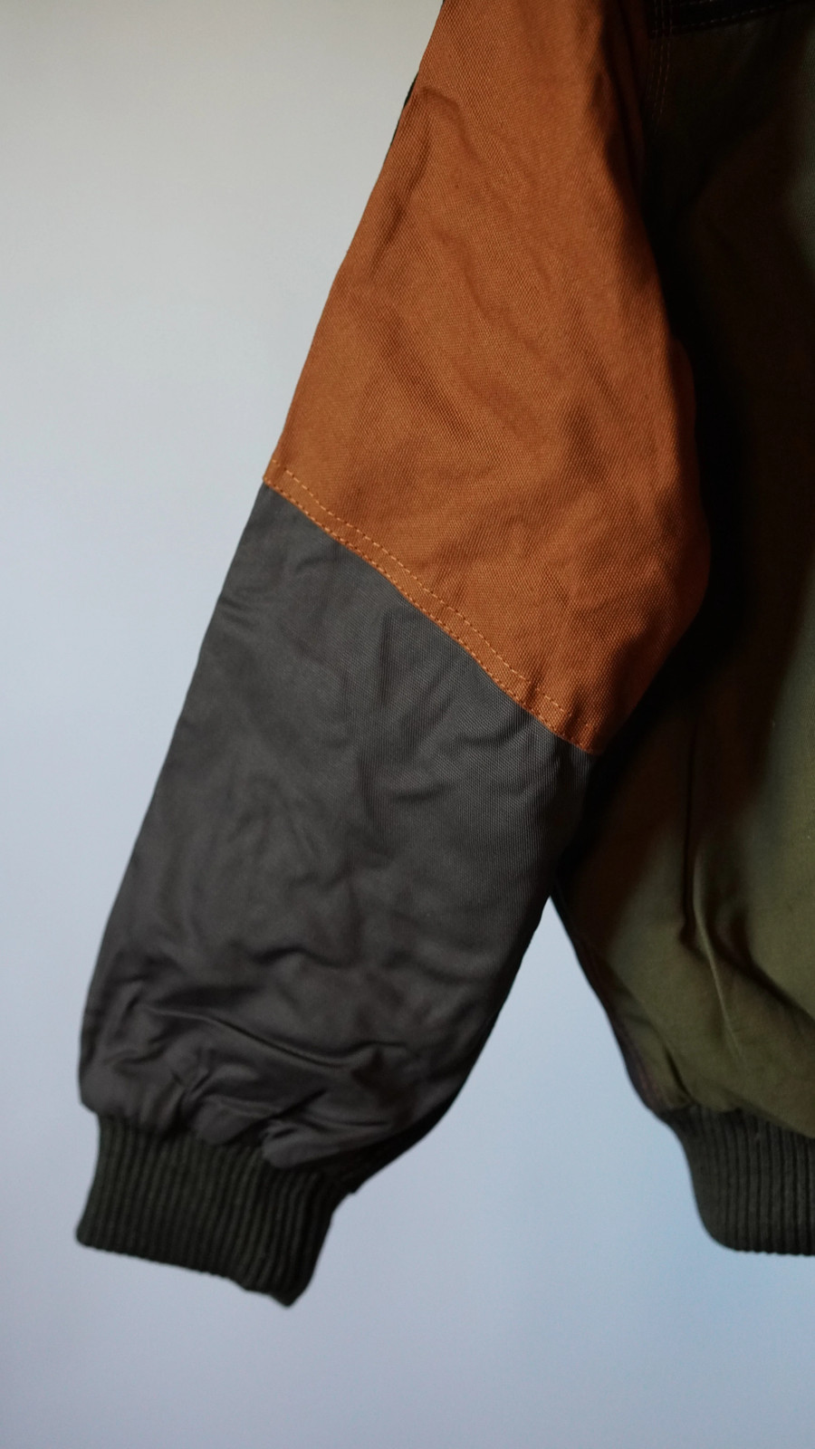 Workwear Colorblock Hooded Jacket Size S