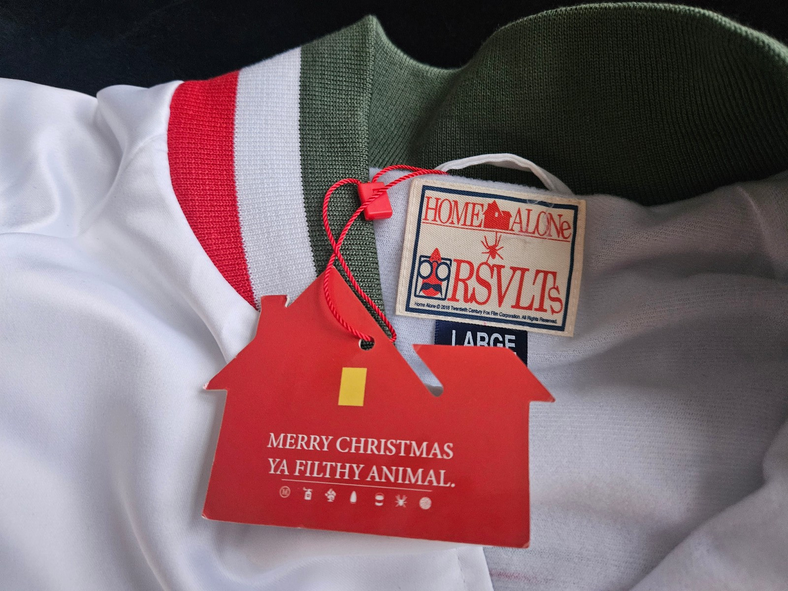 RSVLTS x Home Alone Little Nero’s Pizza Bomber Jacket Sz L