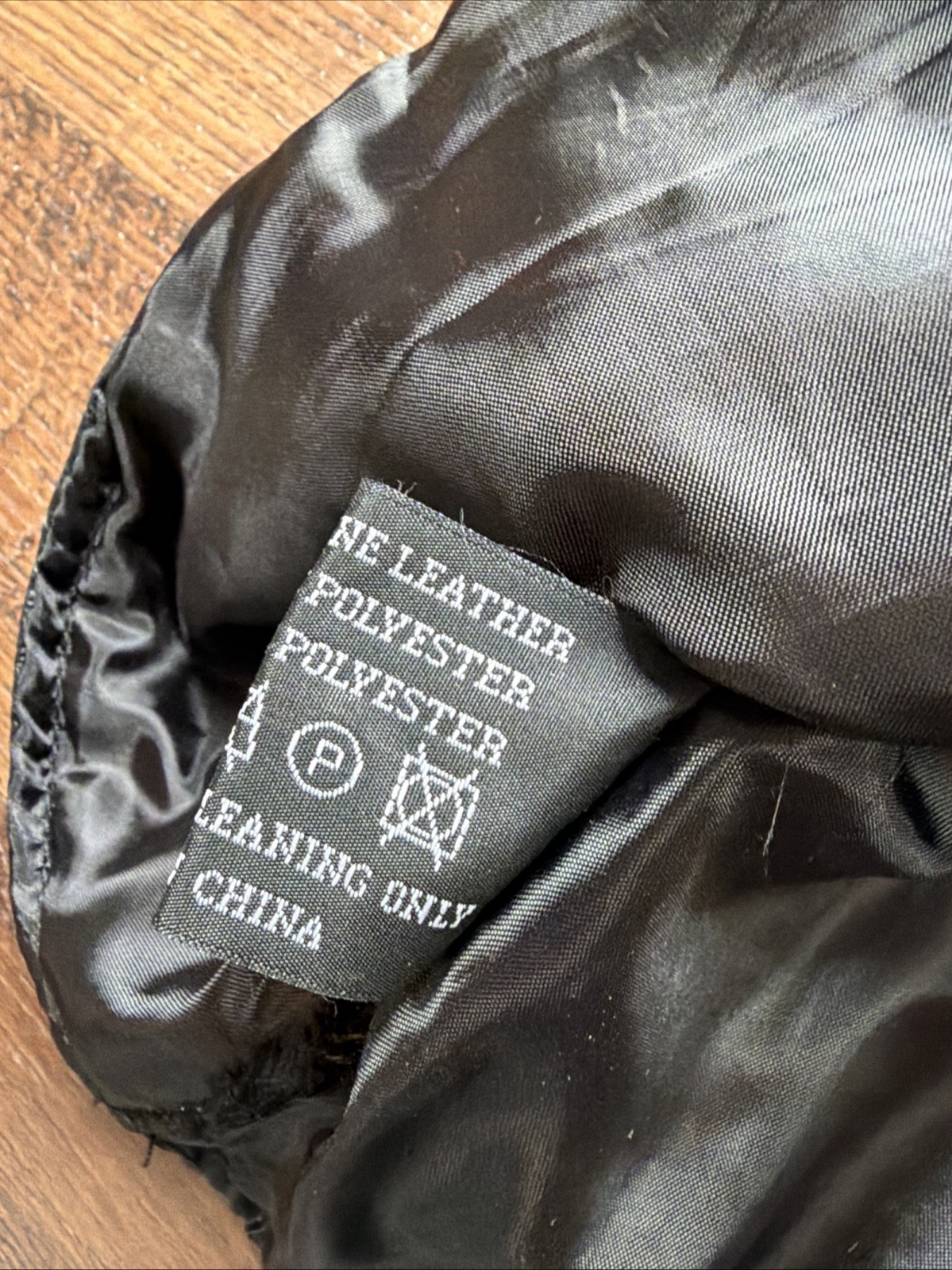 Men’s American Unique 4 Button Leather Black Biker Vest Size XL EUC