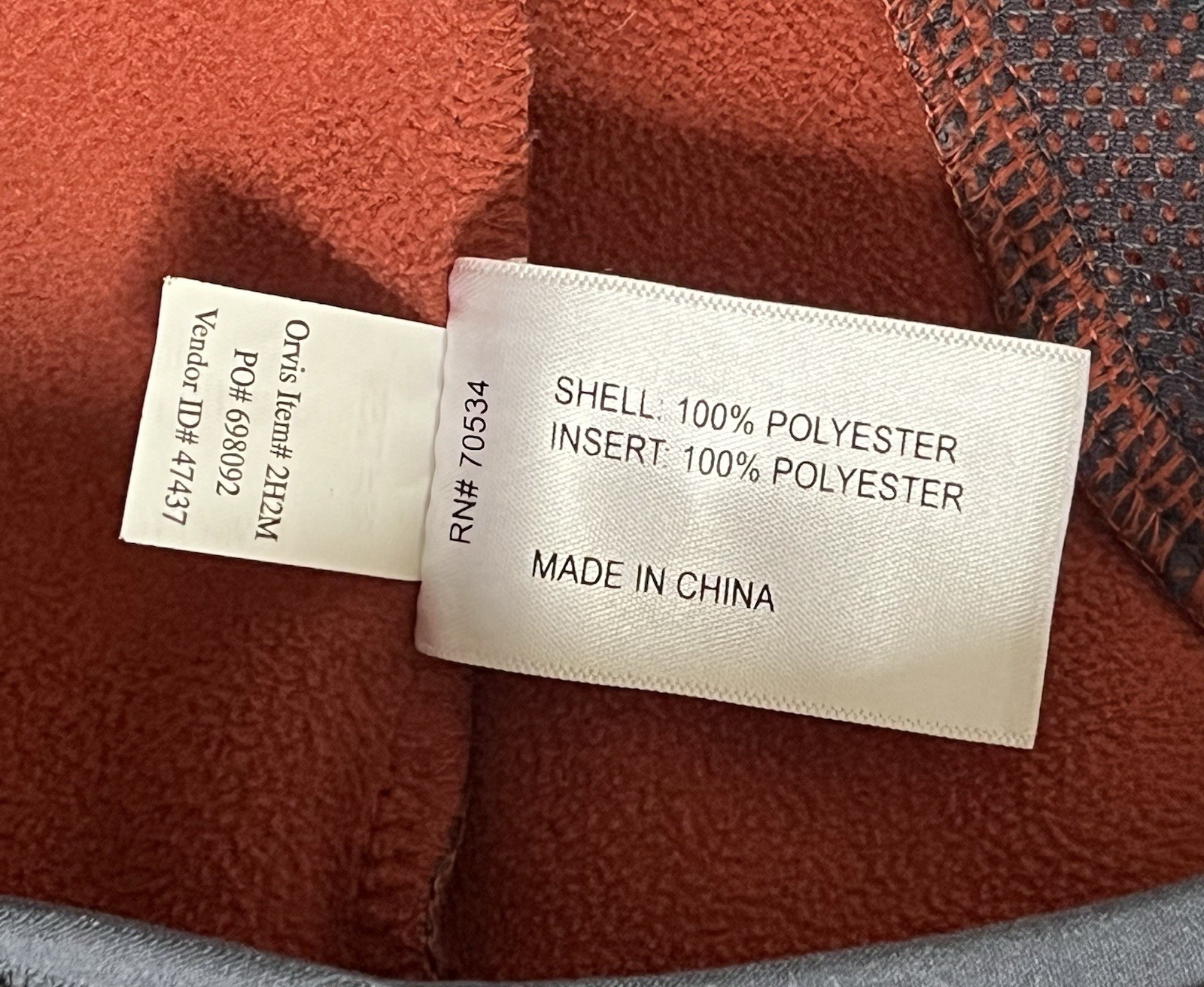 Orvis Mens M Fleece Lined Full Zip Jacket Gray Soft Shell Pockets Outdoor Casual
