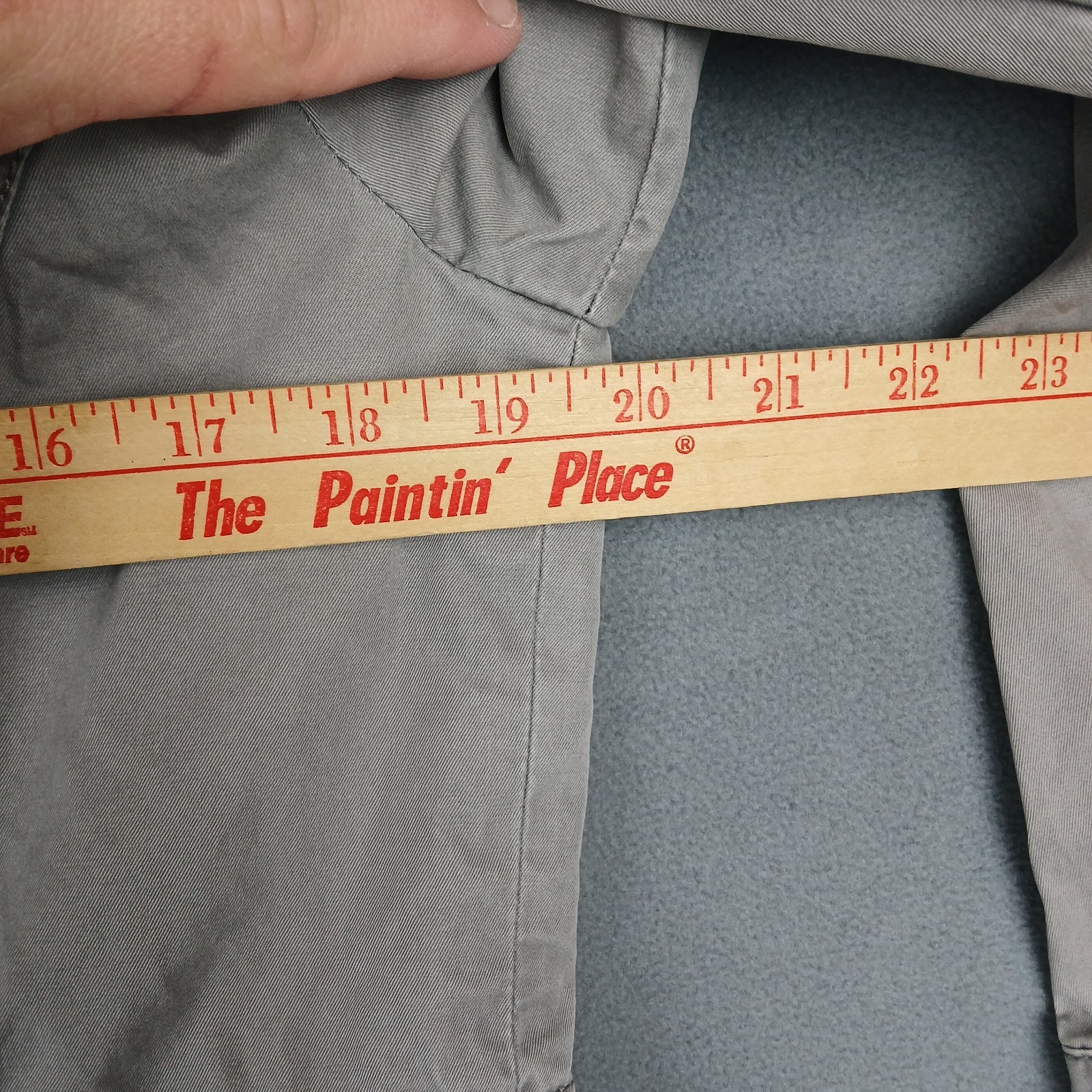 Banana Republic Utility Jacket Mens Medium Gray Cotton Full Zip Spread Collar