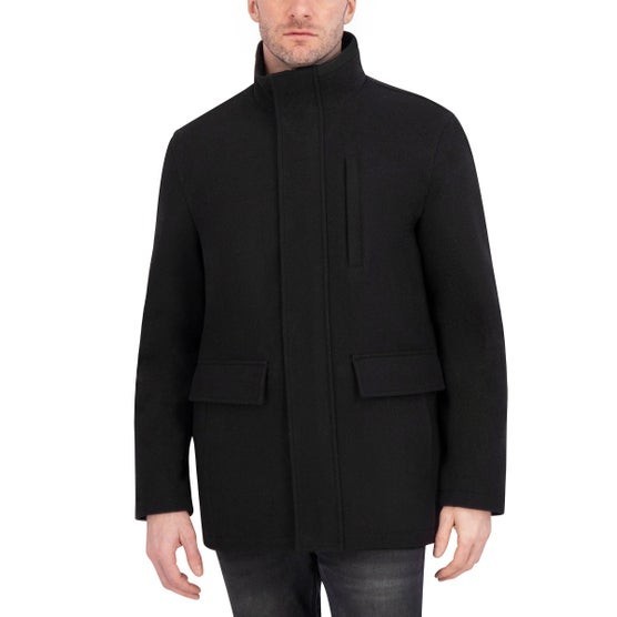 Nautica Men’s Wool Blend Coat New with Tags Black