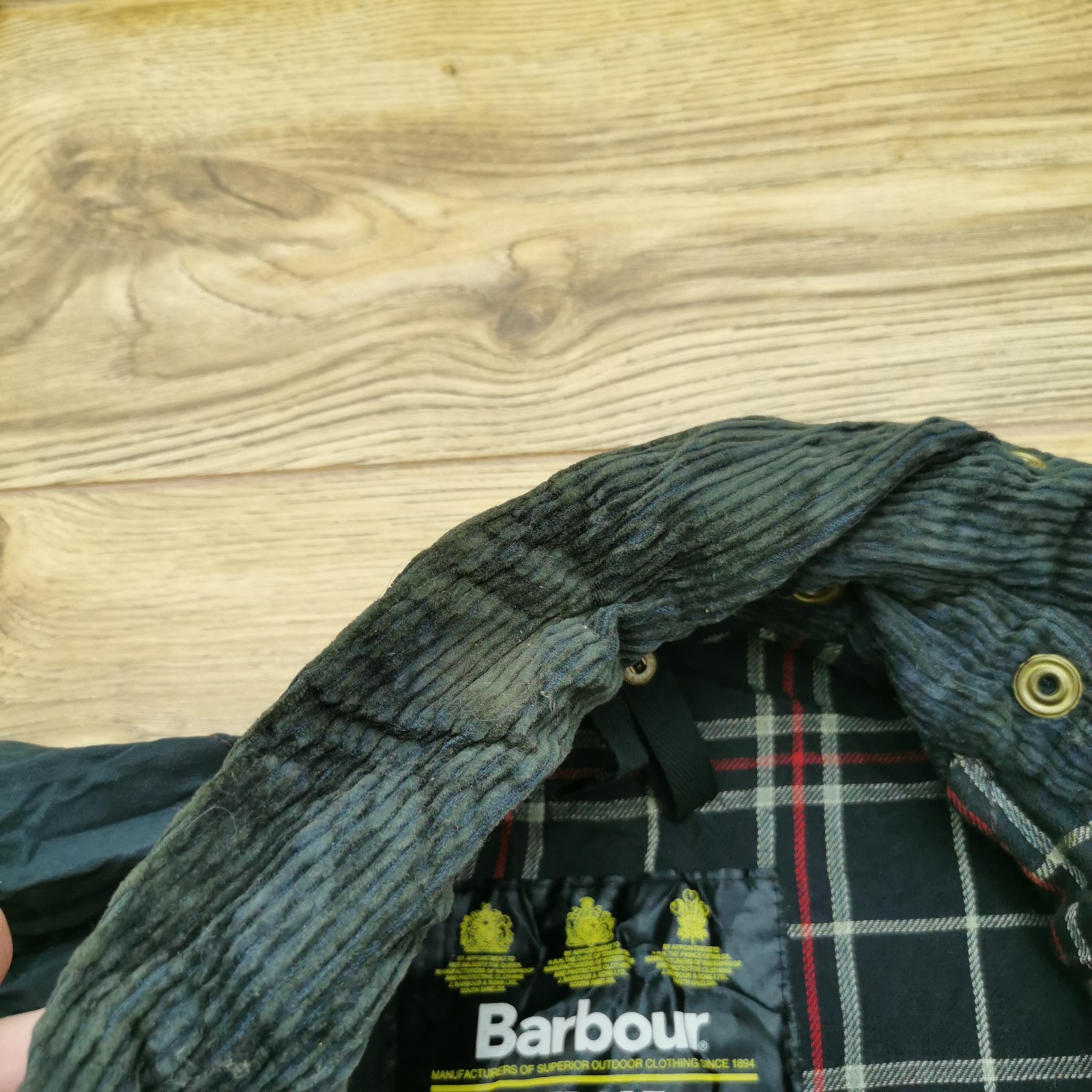 Barbour Bedale Wax Jacket Mens A105 C40 102CM Blue Hood Rain Coat Outdoor