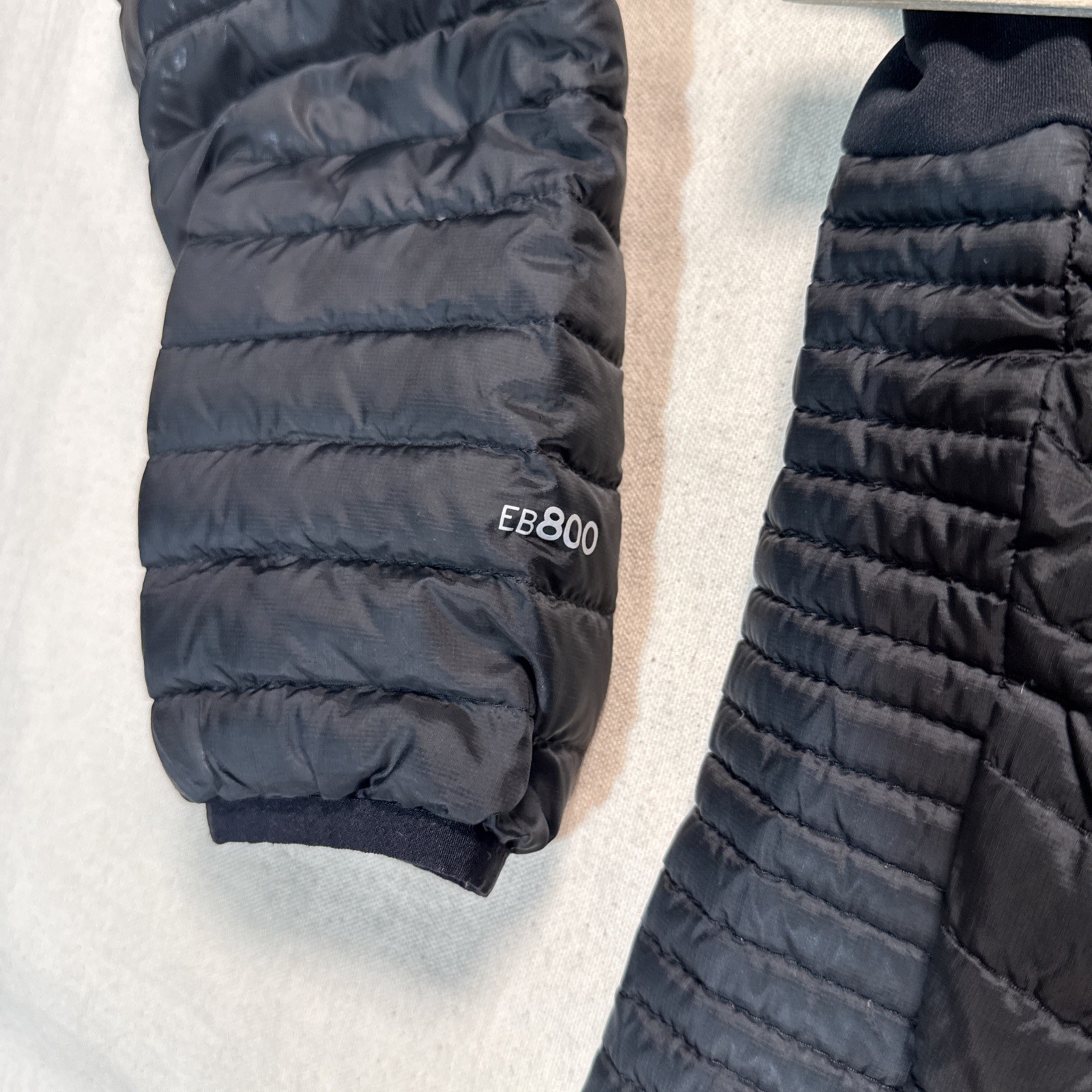 Eddie Bauer First Ascent Down Jacket EB 800 Black Mens Sz M Full Zip NWOT
