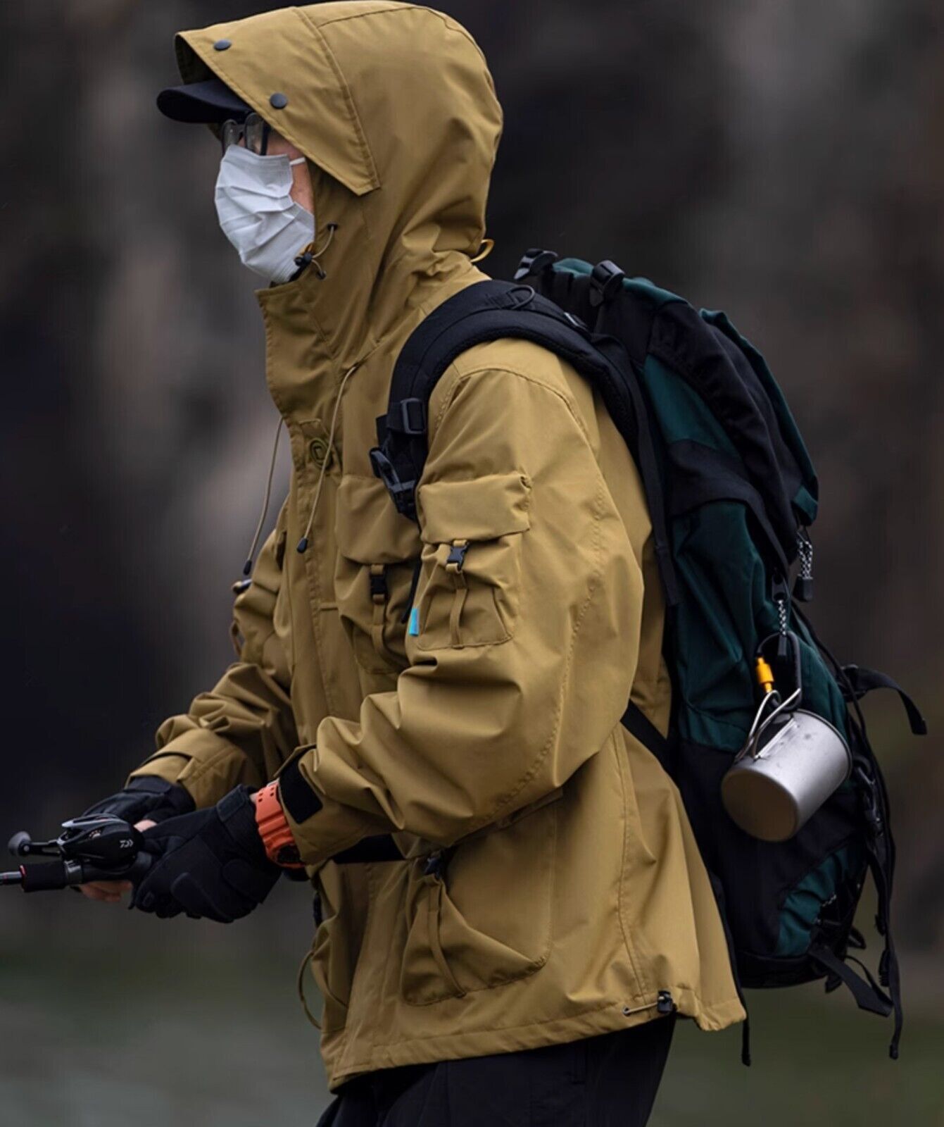 Techwear Heavy Tactical Wilderness Jacket Anorak J88 Streetwear Coat Windbreaker