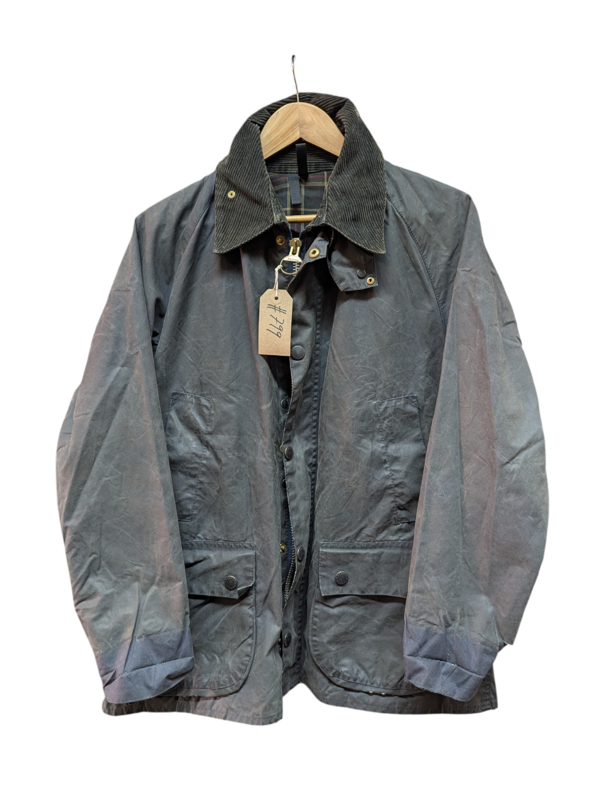 Barbour A105 Bedale Vintage Made in England Wax Jacket Size C40/102cm #799