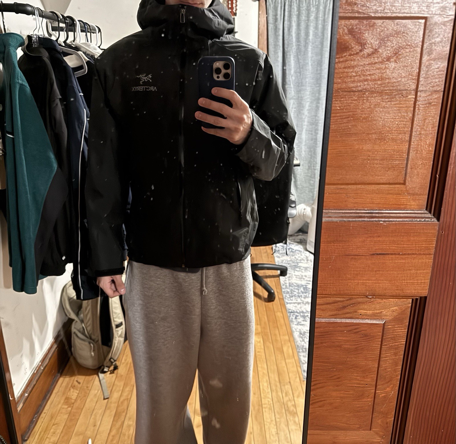 Black Arc’teryx Hooded Beta Lt Size Large