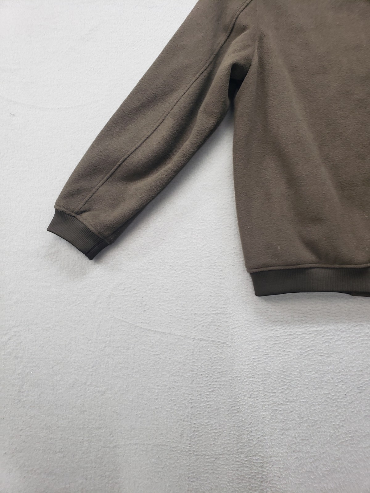 Springfield Men Bomber Jacket XL Olive Green Full Zip Collared Winter Outdoor