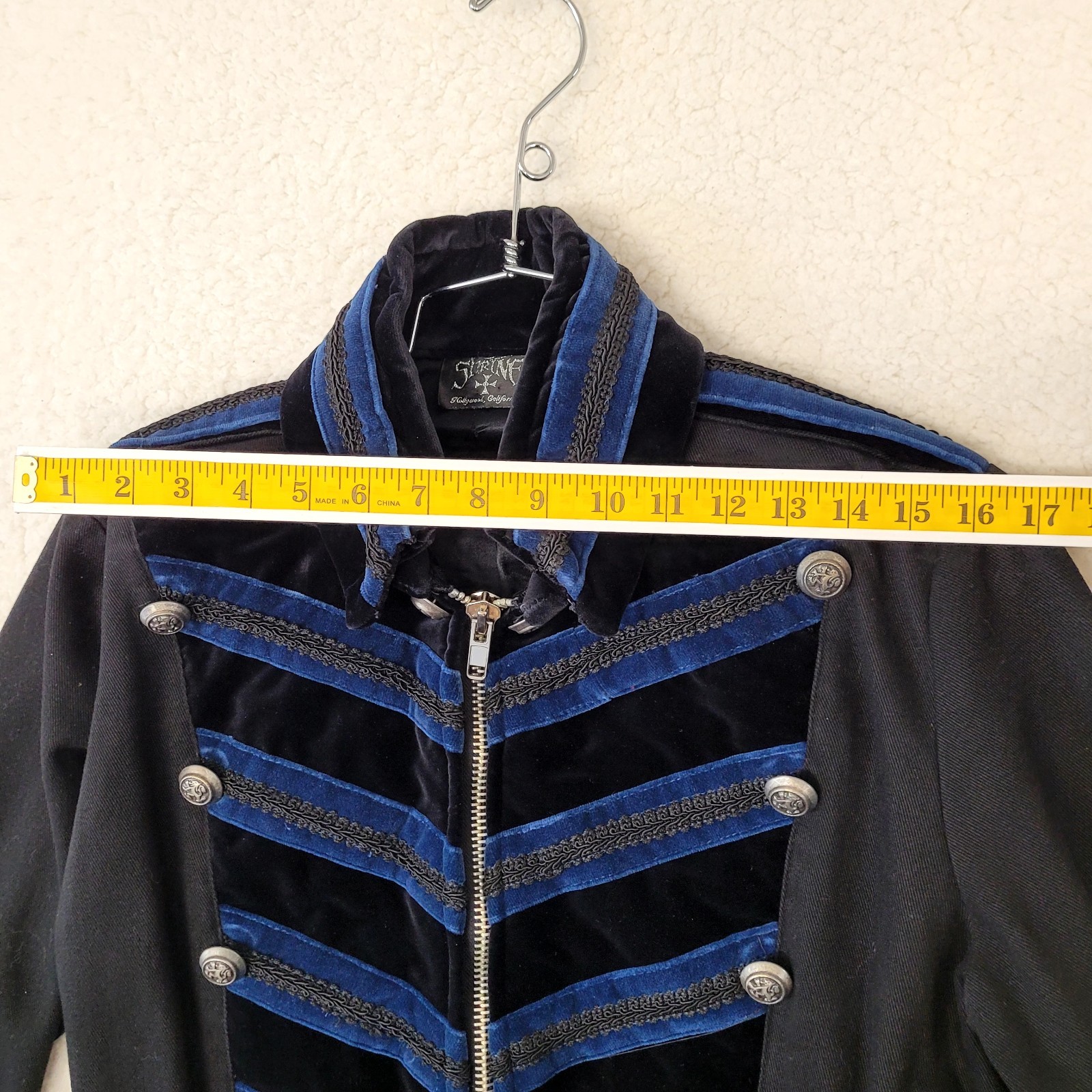 Shrine Of Hollywood Steam Punk Marching Band Zip Front Lined JACKET SMALL