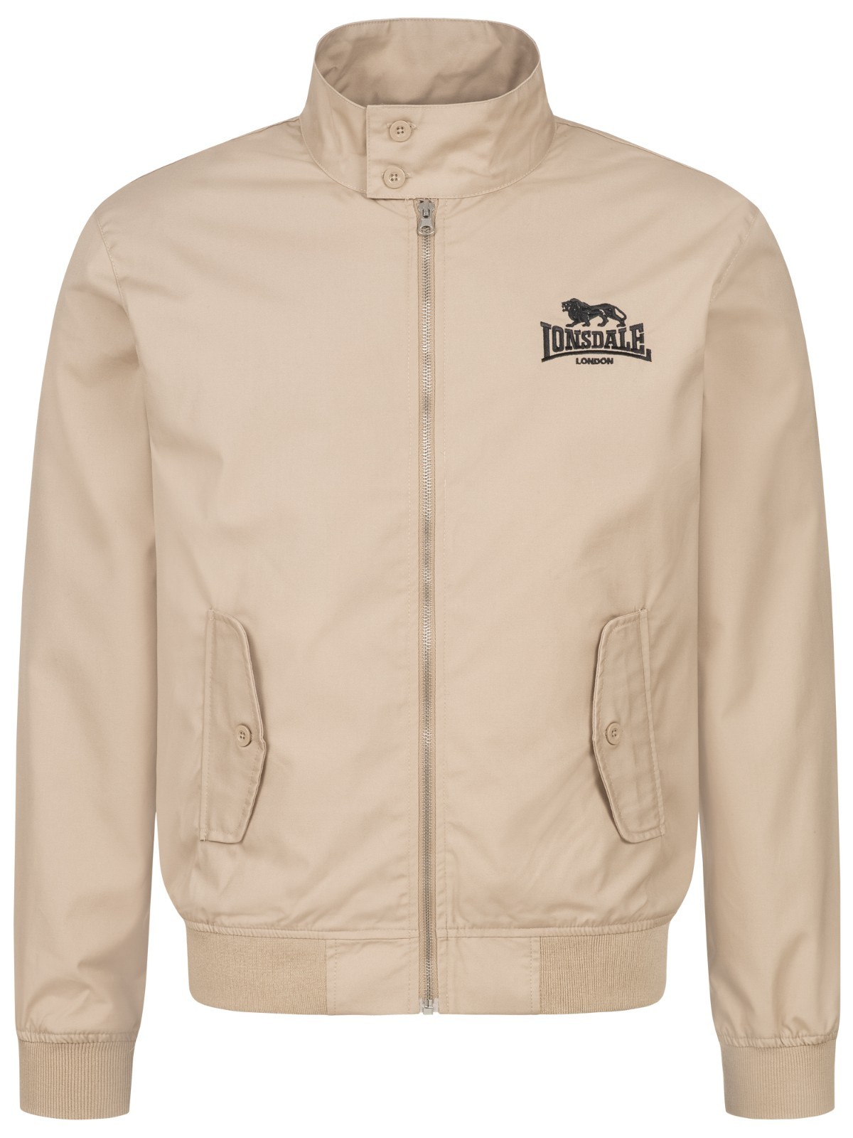 Lonsdale London Harrington Jacket Beige XS S M L XL 2XL 3XL 4XL 5XL Bomber Jacket
