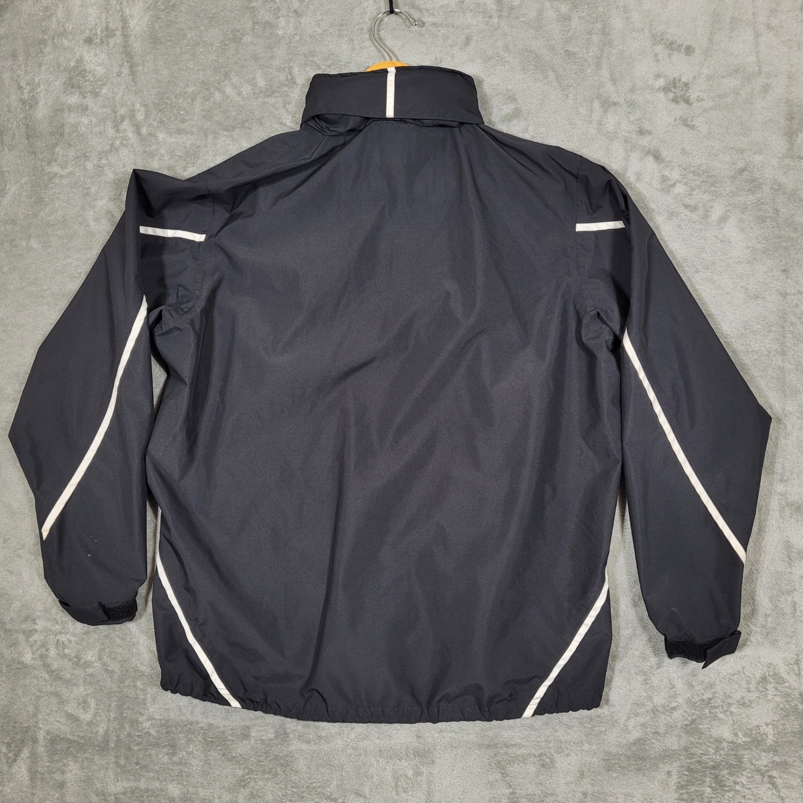 Loons Baseball Jacket Mens Large Black Grounds Crew Hooded MLB Minor League