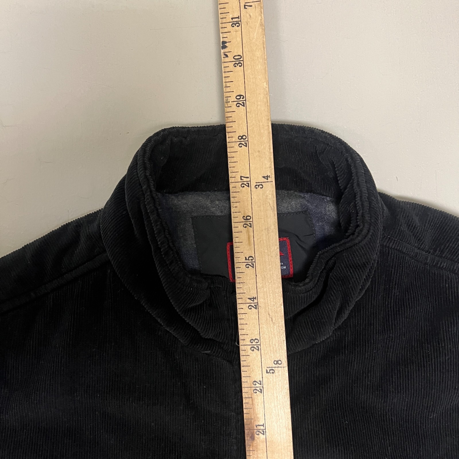 Untuckit Flannel Lined Vest Jacket Mens Medium Quilted Corduroy Full Zip