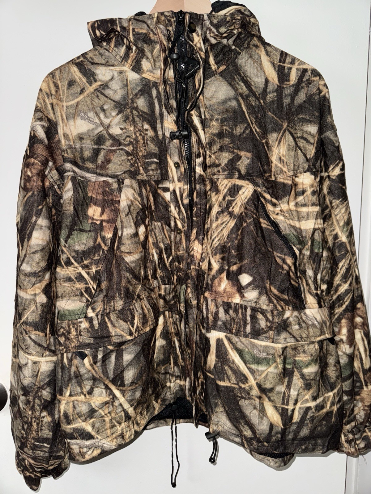World Famous Sports (WFS) Element Gear Zip Up Jacket Men’s Size Large Camouflage