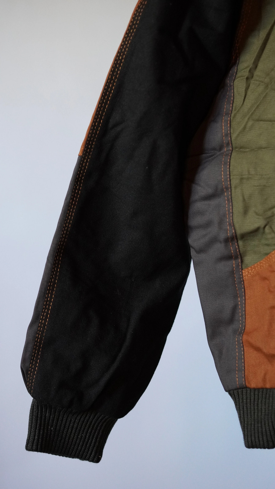Workwear Colorblock Hooded Jacket Size S