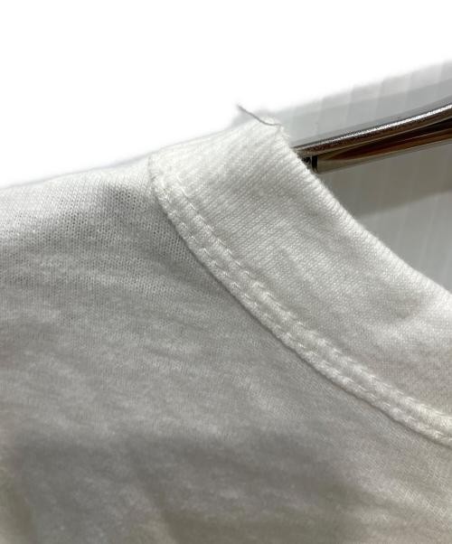 Americana Logo Print Short Sleeve T-Shirt, White, Cotton, Women’s