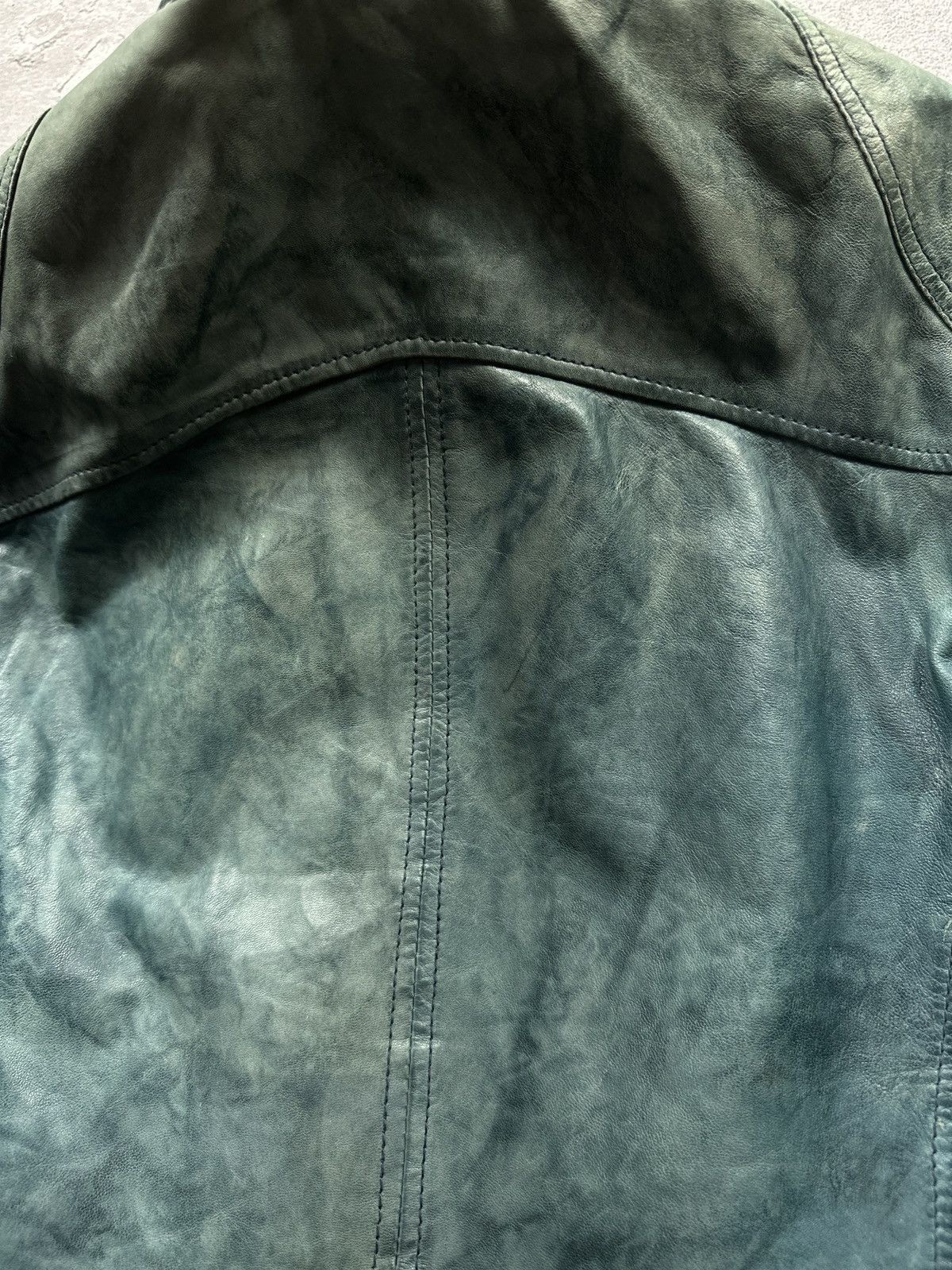 Vintage Diesel Rick Owens LGB Style Goosecraft Faded Leather Jacket Men’s Size L