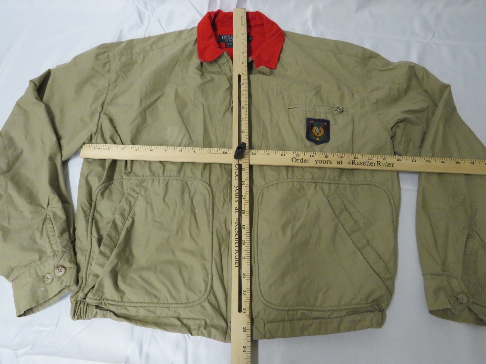 Vintage Polo Ralph Lauren Fleece Lined Dry Clean Only Men Size Medium