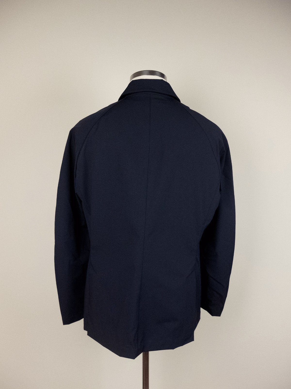 (NO CUSTOMS TAX) MONTECORE Italy dark blue nylon coat jacket Size 52 IT / XL