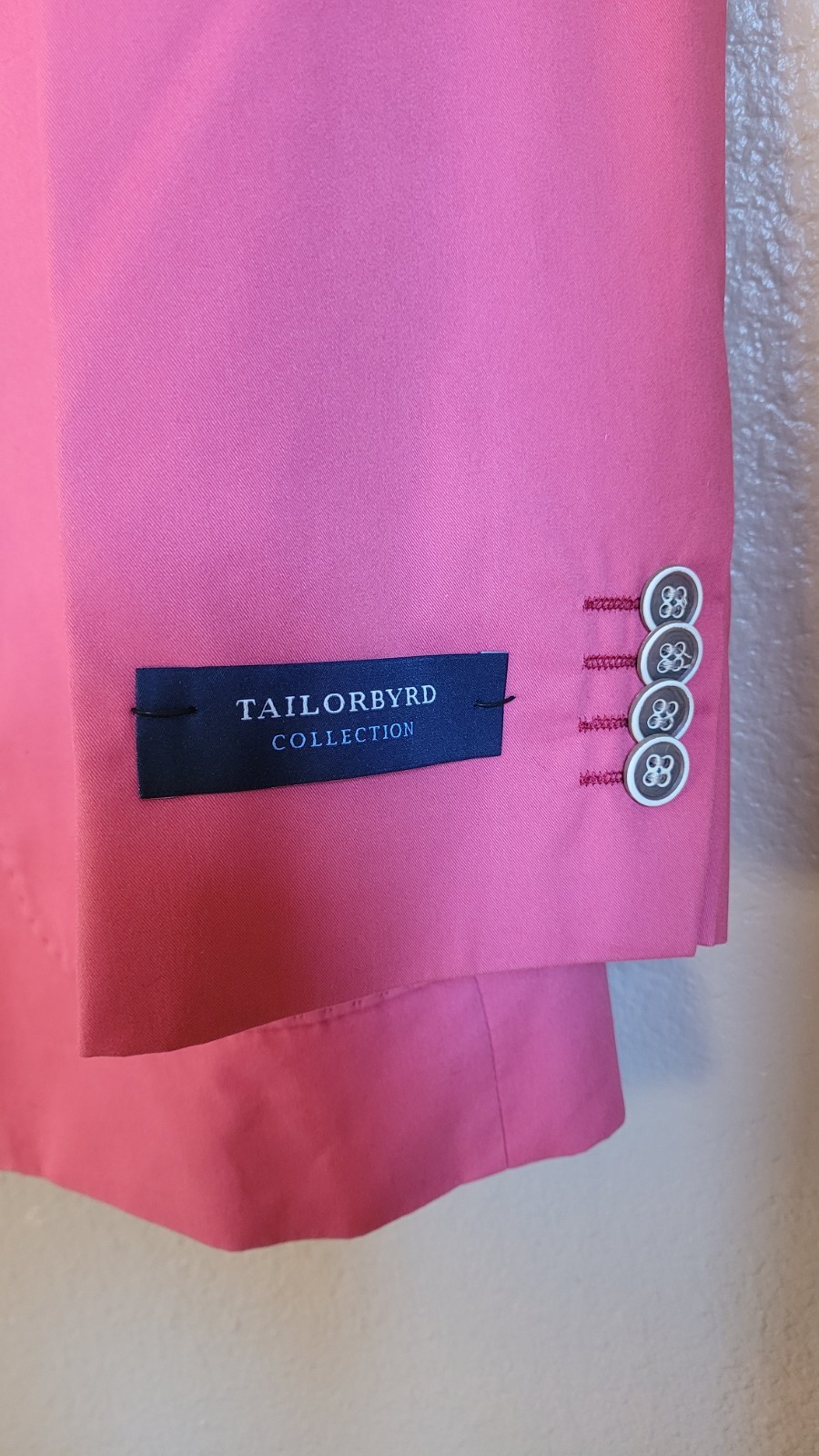 Tailorbyrd Mens Blazer, Tailorbyrd Sport Coat, Two Button Lined, 42R,