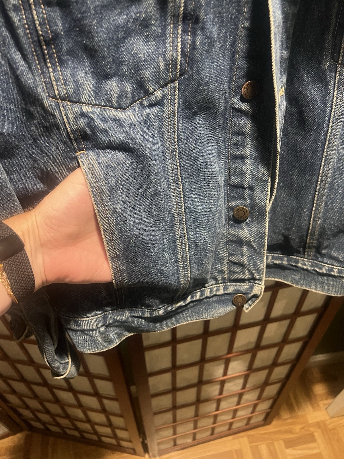 Calvin Klein Men’s Classic Blue Denim Jean Jacket, XL Blue Indigo