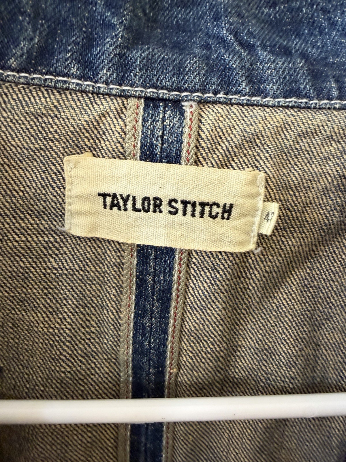 Taylor Stitch Ojai Jacket in Washed Selvedge Denim | Size 42 (L)