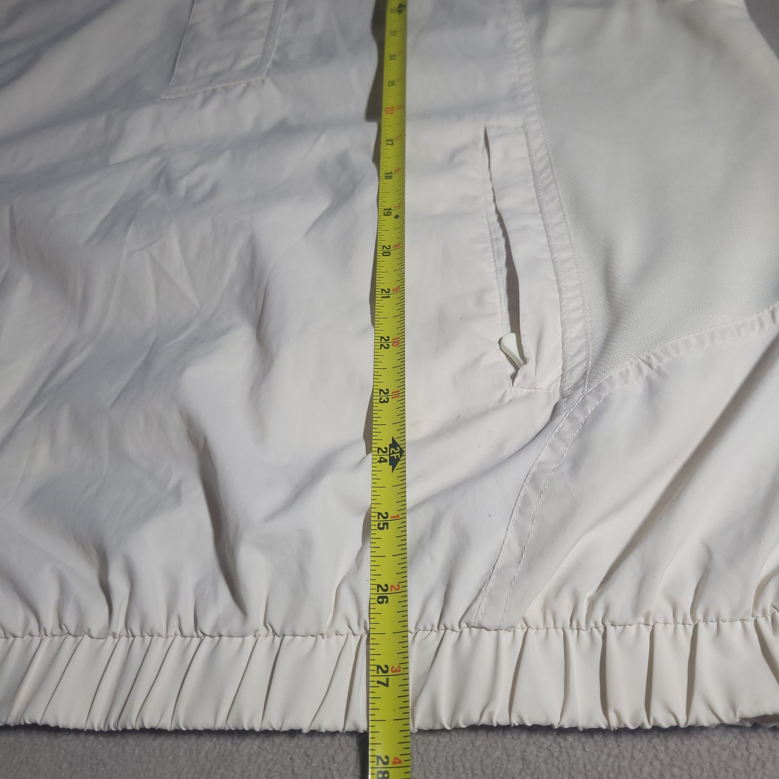 Vintage Ben Hogan Golf Windbreaker Pullover Mens Medium Beige Cream Lined Quail