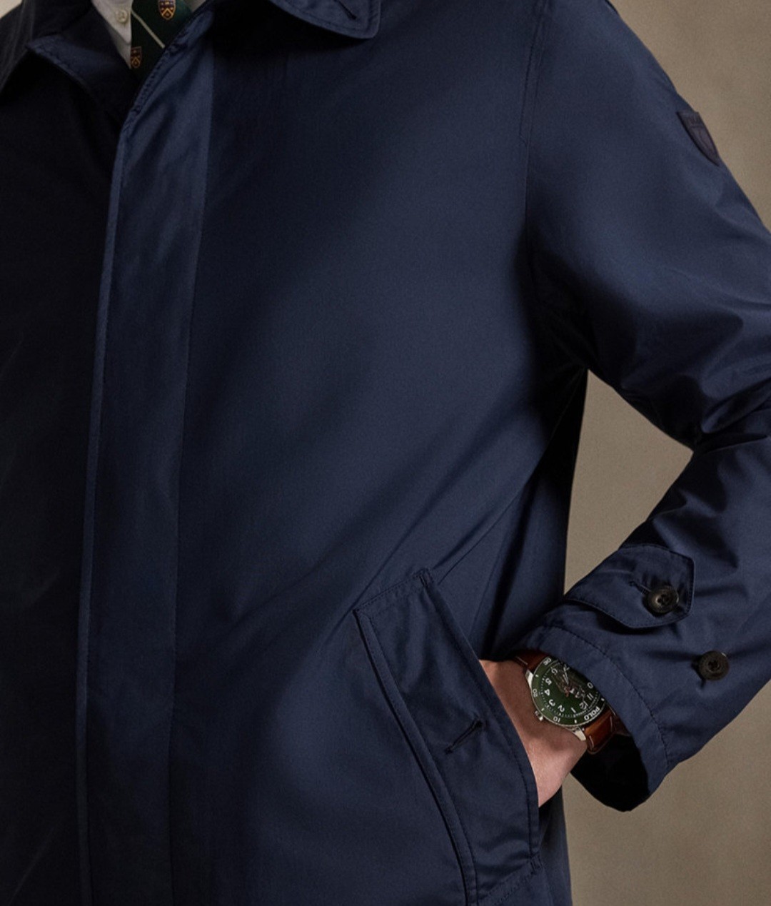 $268 Polo Ralph Lauren Men’s XL The Southland Packable Walking Coat Navy NWT