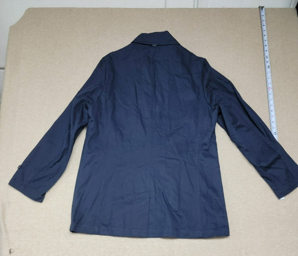 NWT~FIVE FOUR~ Men’s M Coat Dillion Navy Blue Button and/or Zip 100% Cotton New
