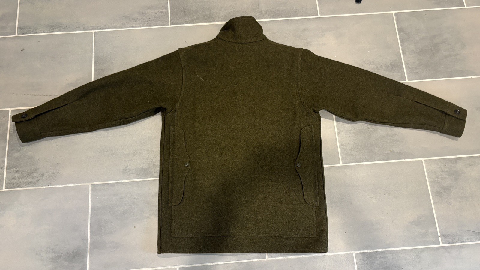 Vintage Filson Mackinaw Wool Cruiser Jacket 42 Long Forest Green MADE IN USA