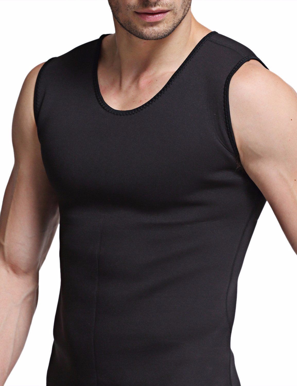 Men Neoprene Vest Cami Gym Women Sauna Sweat Hot Thermal Tank Girdle Tops Shaper